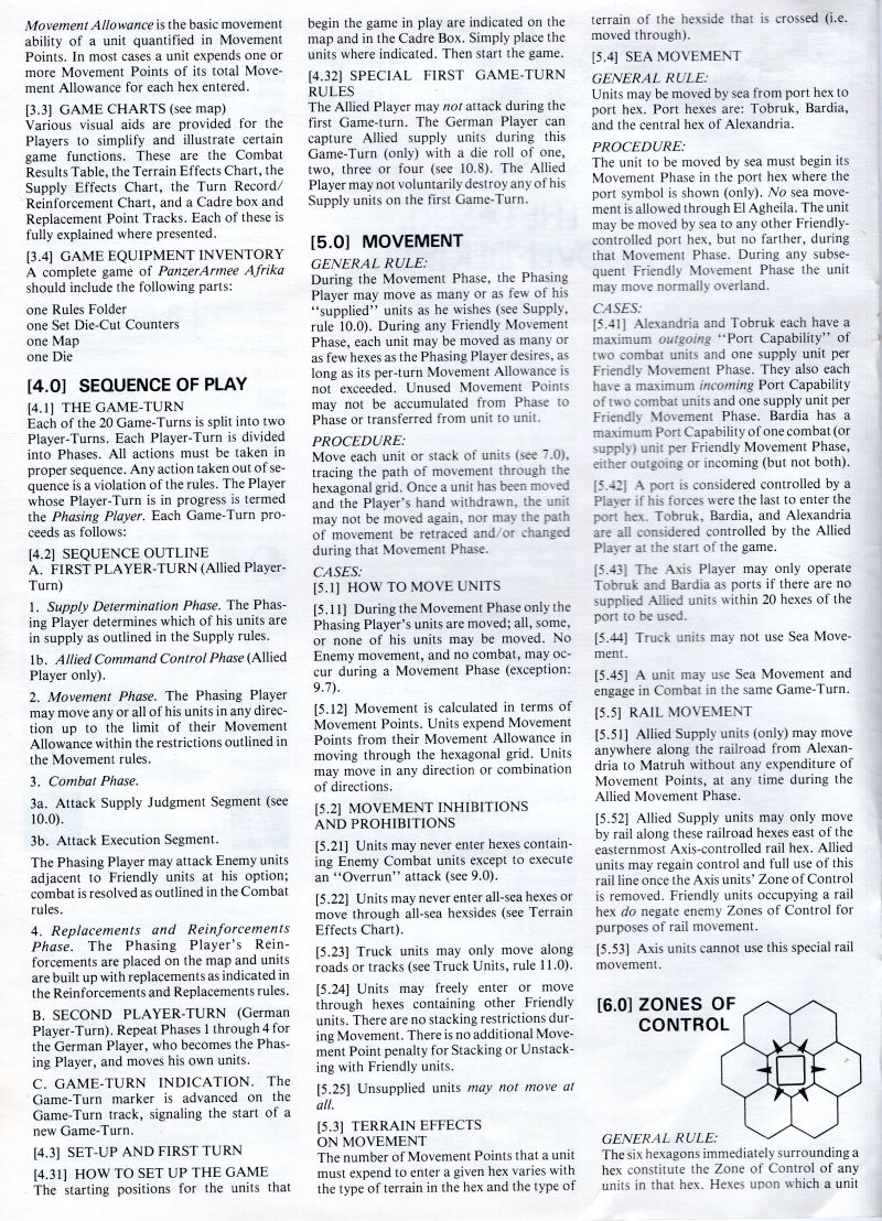 Panzer Armee Afrika Rules Page 2