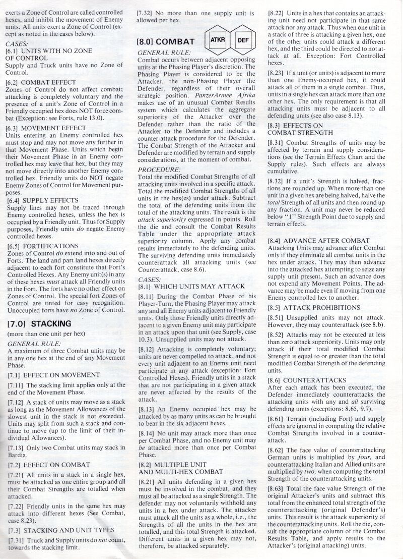 Panzer Armee Afrika Rules Page 3