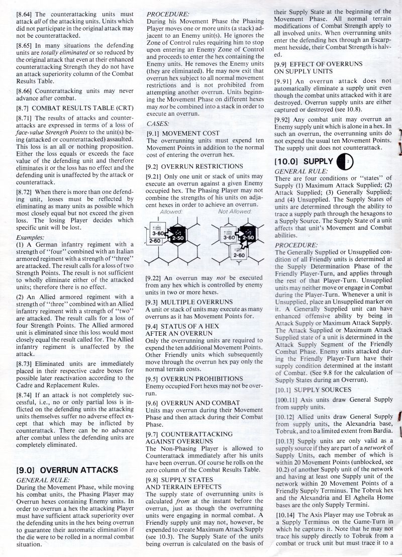 Panzer Armee Afrika Rules Page 4
