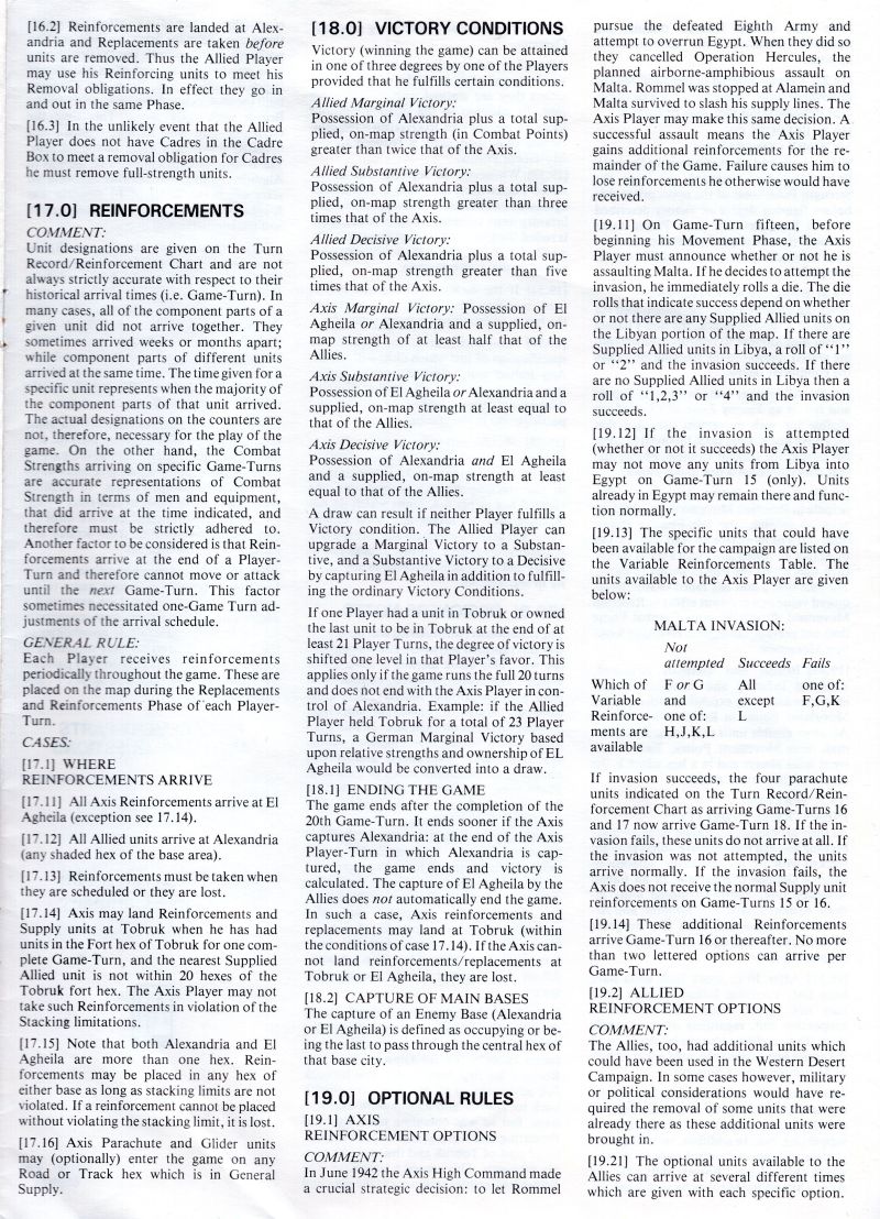 Panzer Armee Afrika Rules Page 7