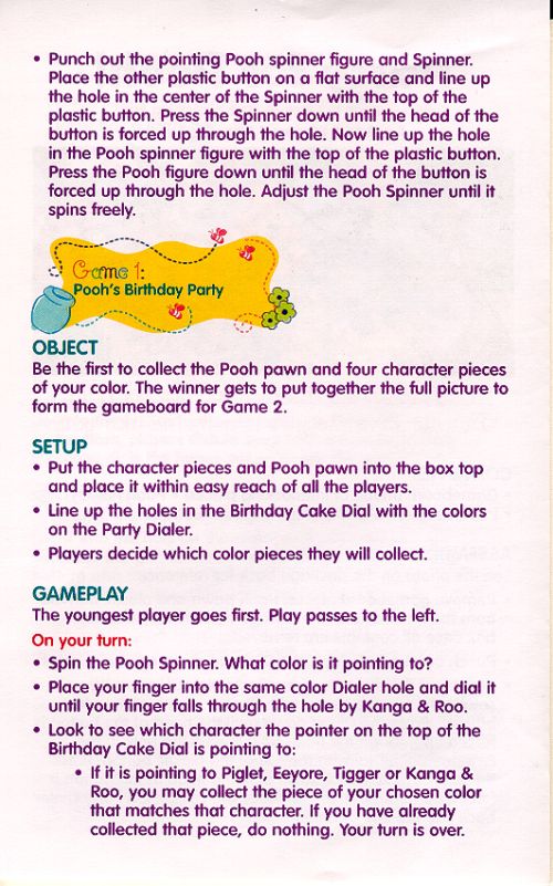 Party for Pooh Rules Page 2