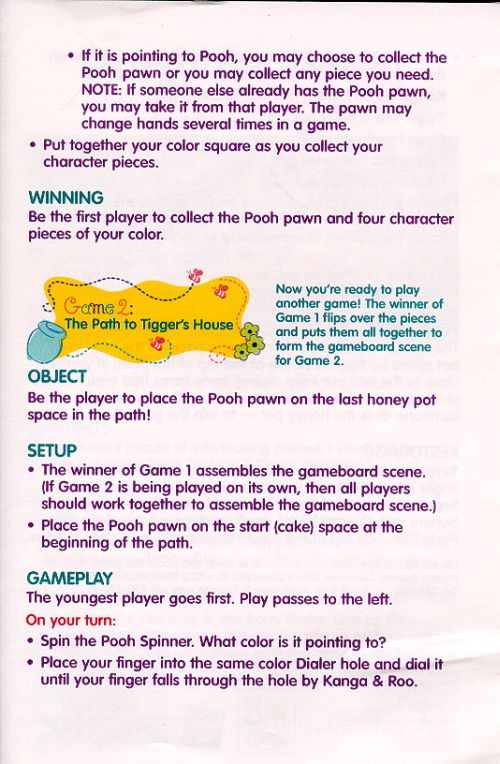 Party for Pooh Rules Page 3