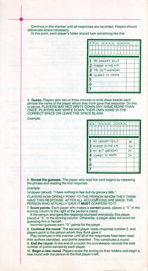 Party Lines Rules Page 3