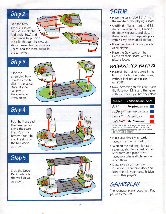 Pokemon  - S.S. Anne Rules Page 2