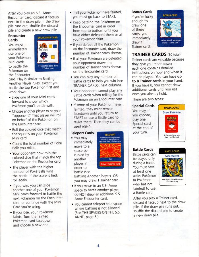 Pokemon  - S.S. Anne Rules Page 4
