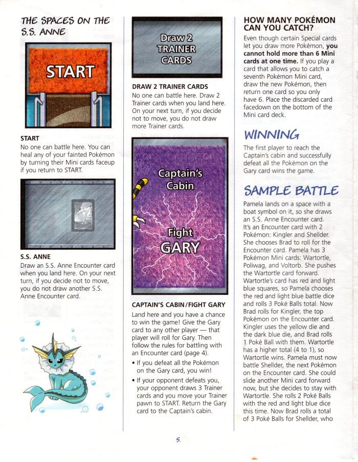 Pokemon  - S.S. Anne Rules Page 5