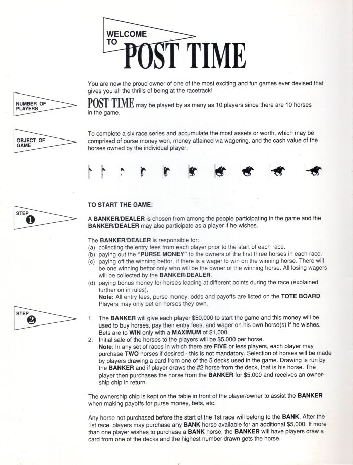 Post Time Rules Page 2