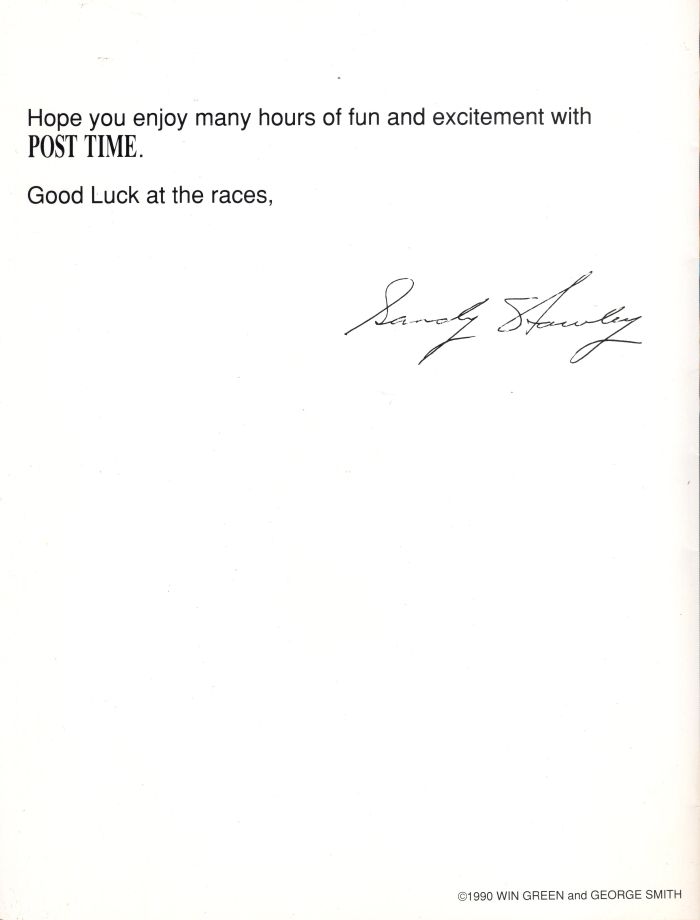 Post Time Rules Page 4