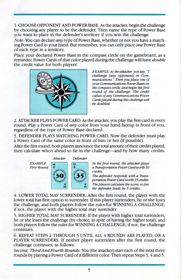 Power Barons Rules Page 5