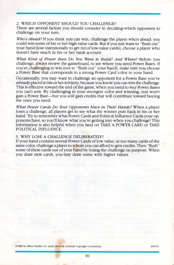 Power Barons Rules Page 10