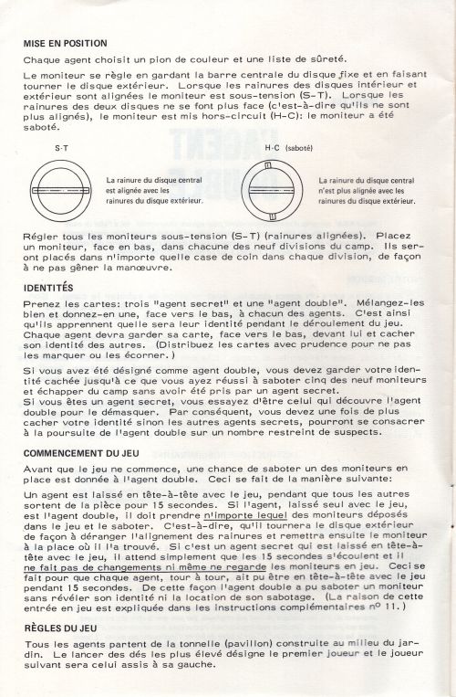 Project KGB  - L'Agent Double Rules Page 2