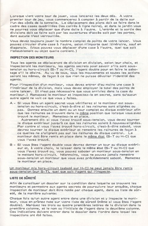 Project KGB  - L'Agent Double Rules Page 3