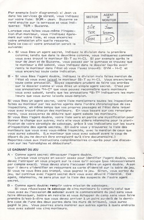 Project KGB  - L'Agent Double Rules Page 4