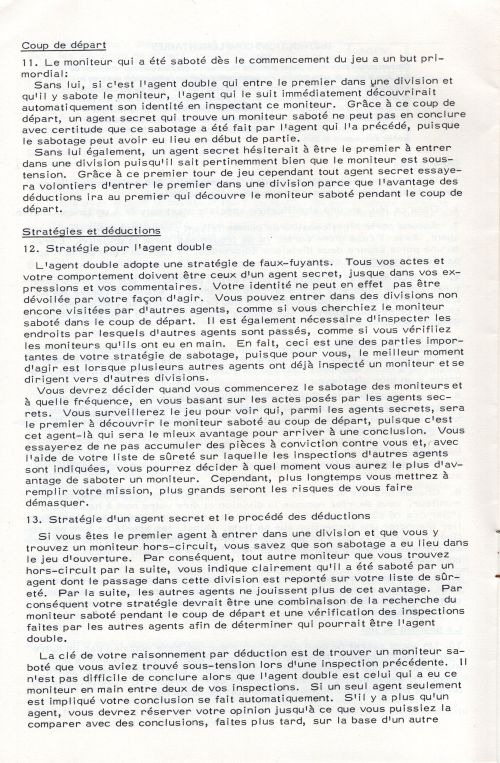 Project KGB  - L'Agent Double Rules Page 6