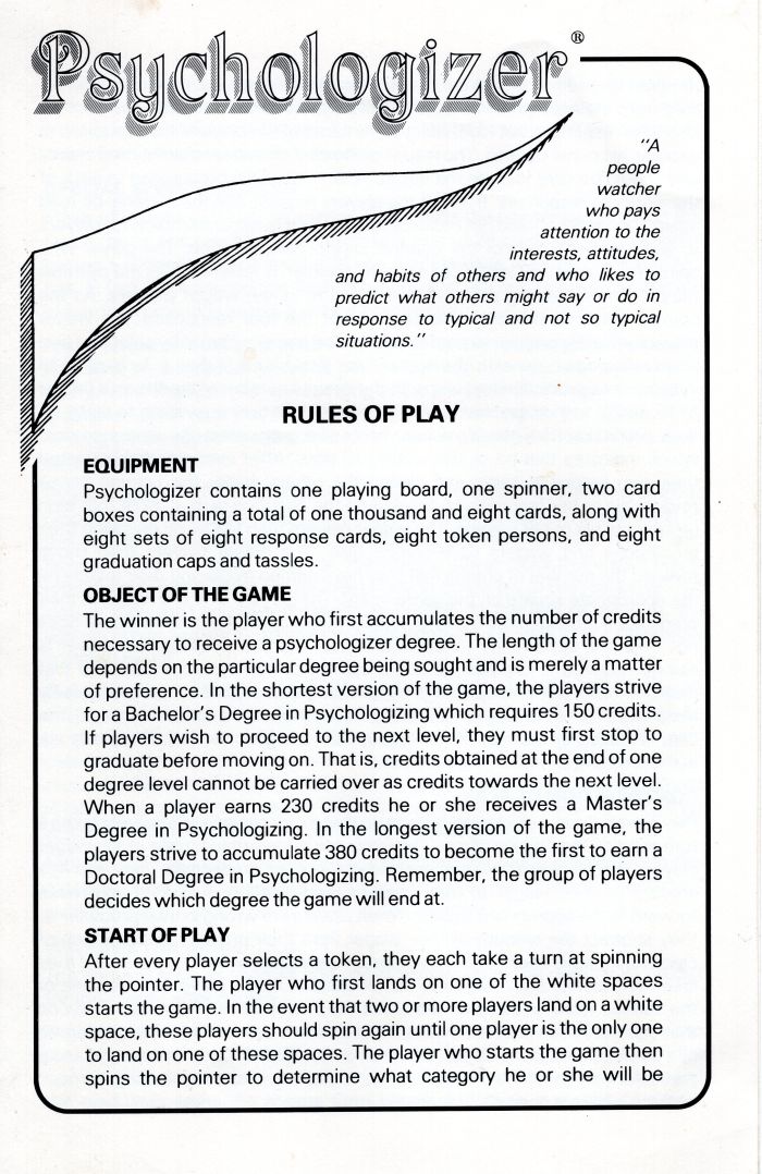 Psychologizer Rules Page 1