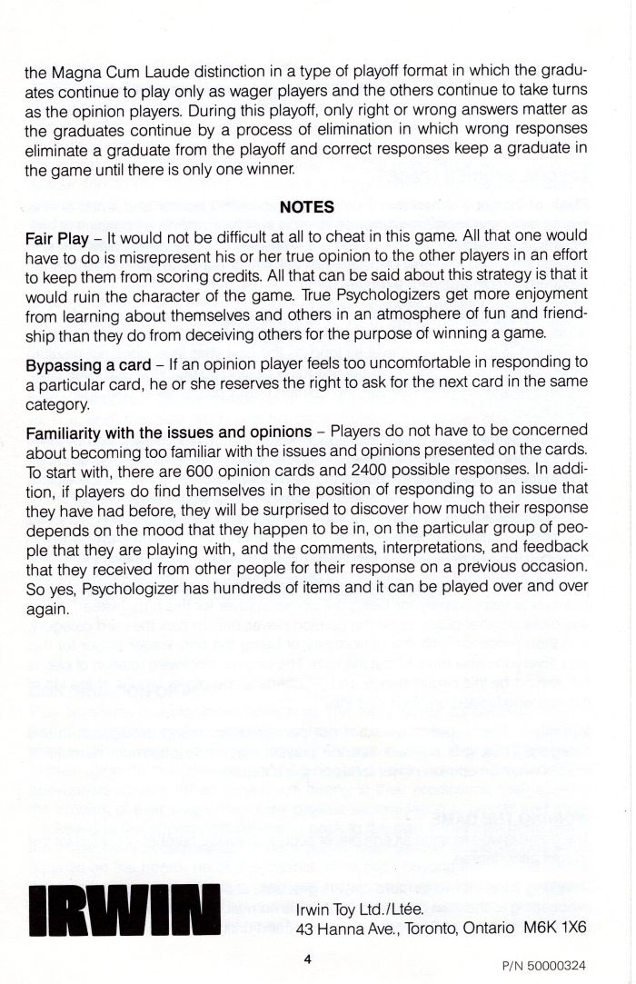 Psychologizer Rules Page 4