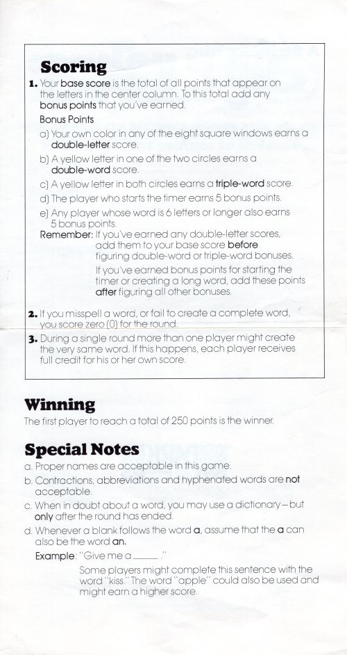 Punch Line Rules Page 3