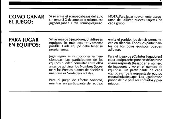 Sabado Gigante Rules Page 10
