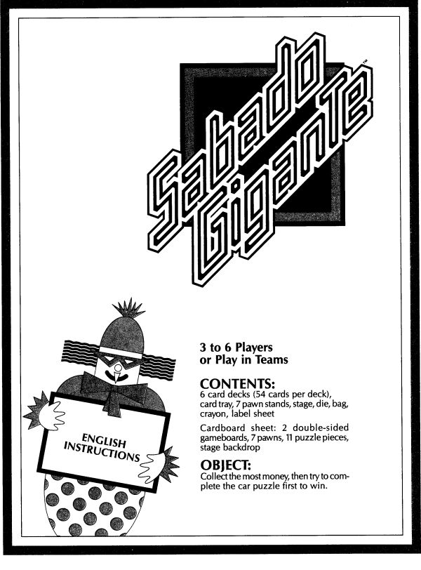 Sabado Gigante Rules Page 1