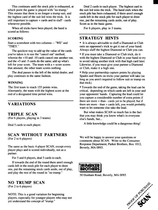 Scan Rules Page 2