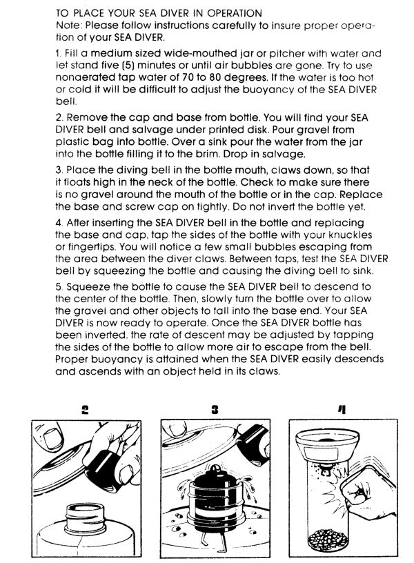 Sea Diver Rules Page 2