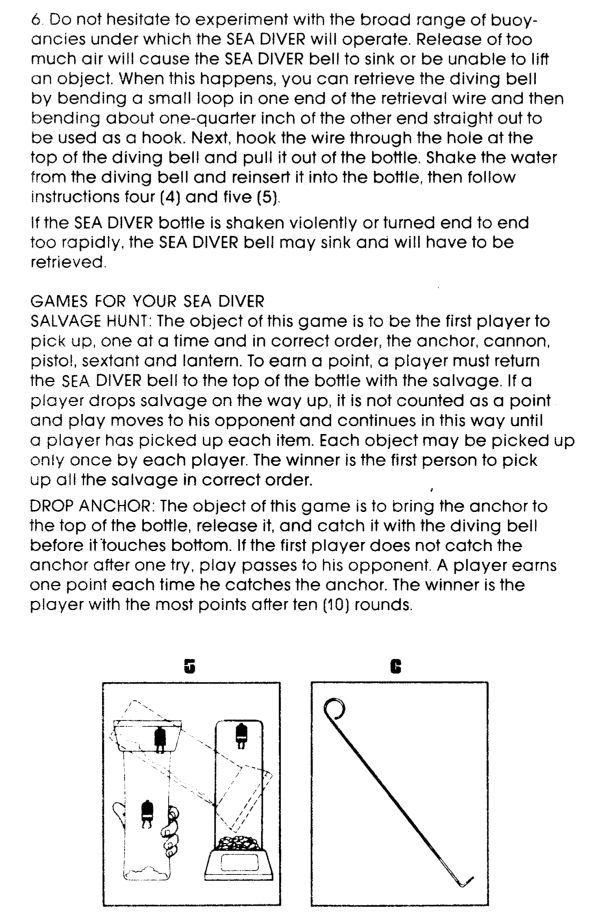 Sea Diver Rules Page 3