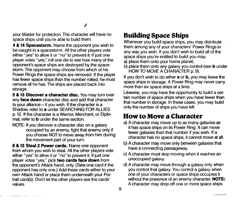 Shadowlord Rules Page 9