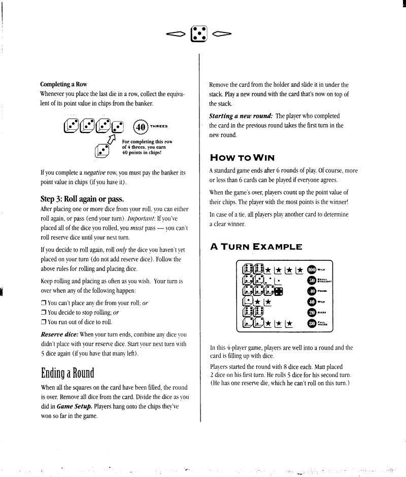 Sharp Shooters Rules Page 5
