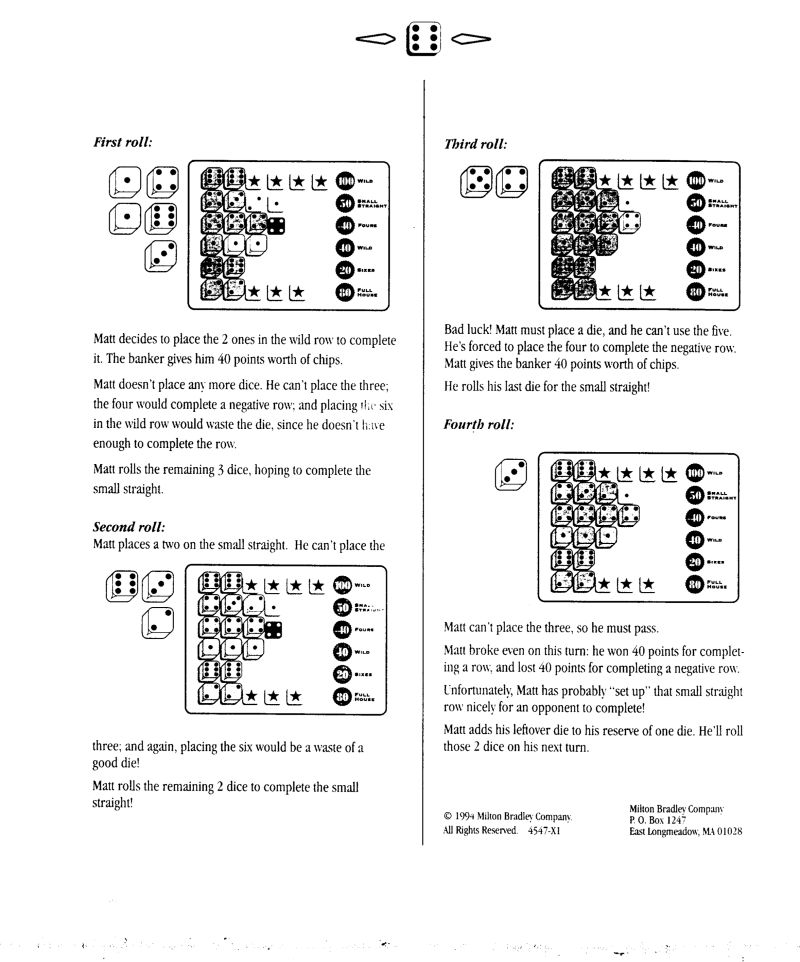 Sharp Shooters Rules Page 6