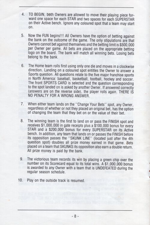 Sports Franchise Rules Page 9