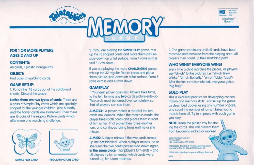 Teletubbies - Memory Rules Page 1