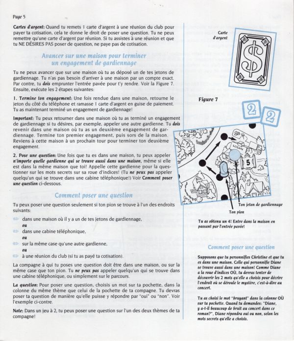 The Baby Sitters Club - Jeu de mystère Rules Page 5