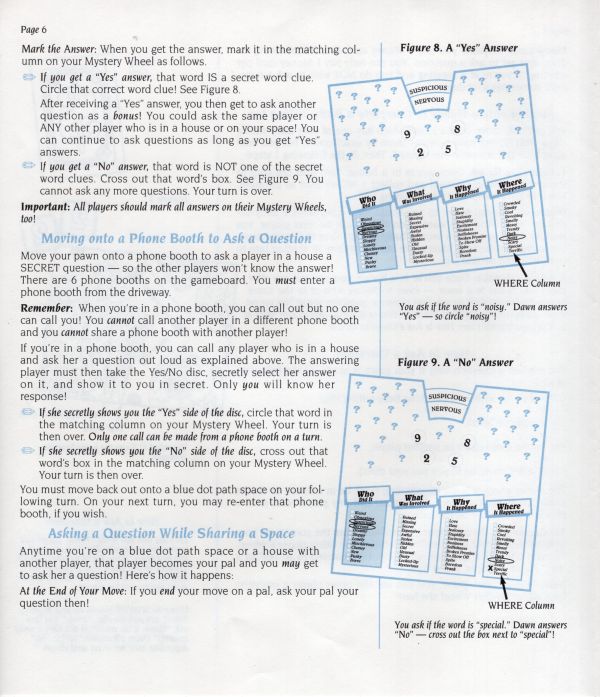 The Baby Sitters Club - Mystery Game Rules Page 6