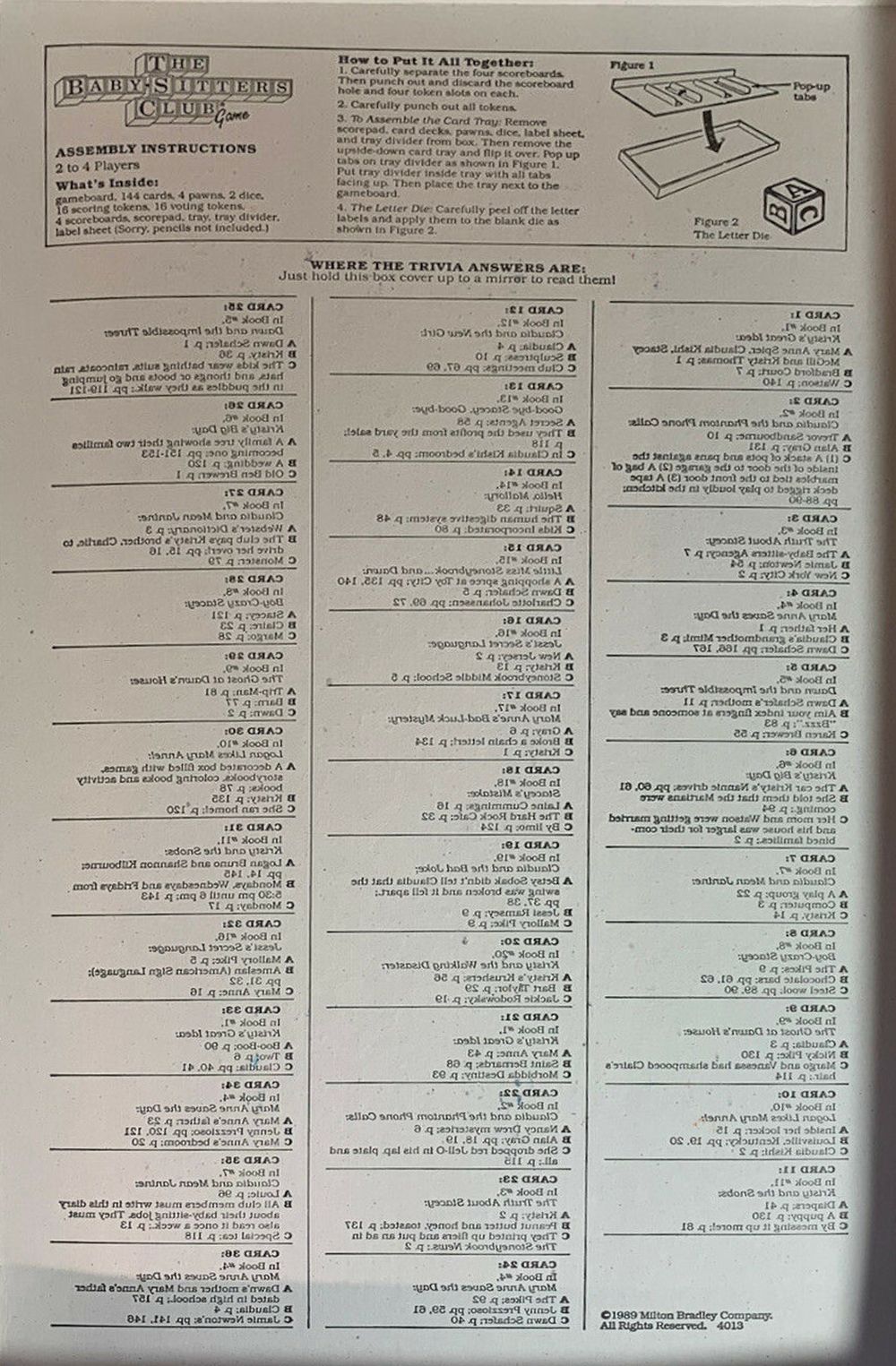 The Baby Sitters Club Rules Page 1