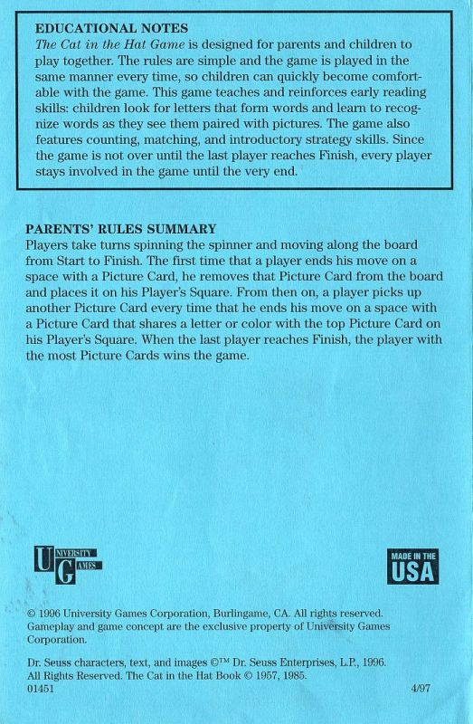 The Cat in the Hat Rules Page 4