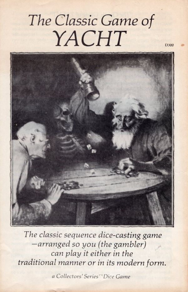The Classic Game of Yacht Rules Page 1