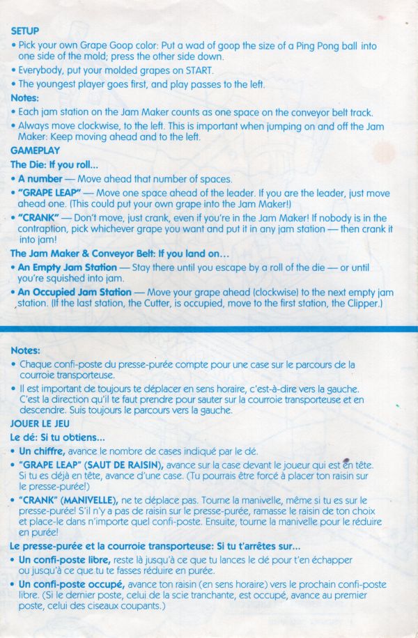 The Grape Escape Rules Page 2