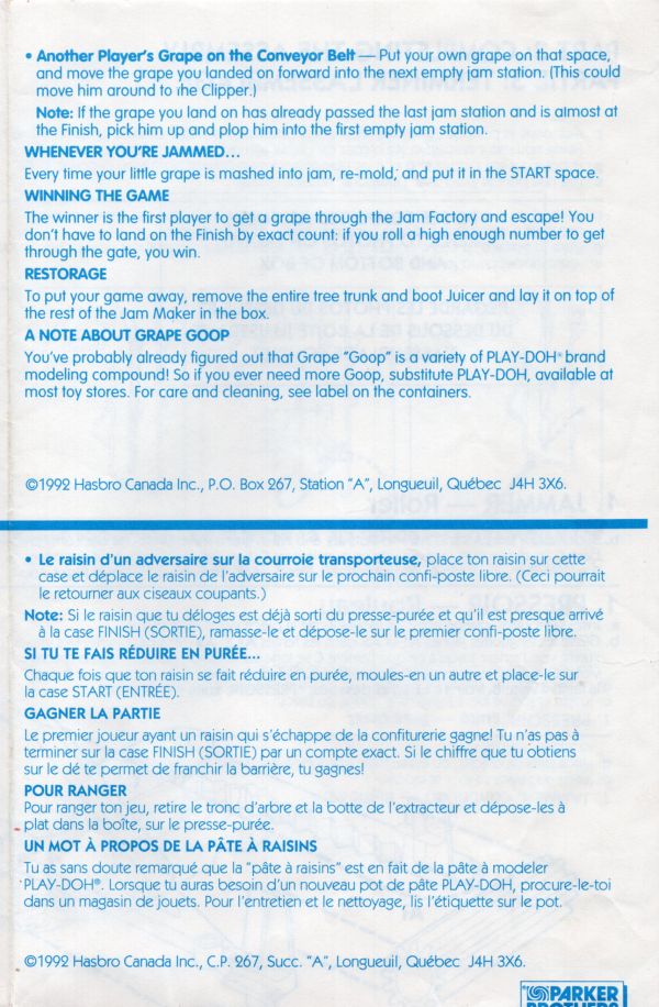 The Grape Escape Rules Page 3