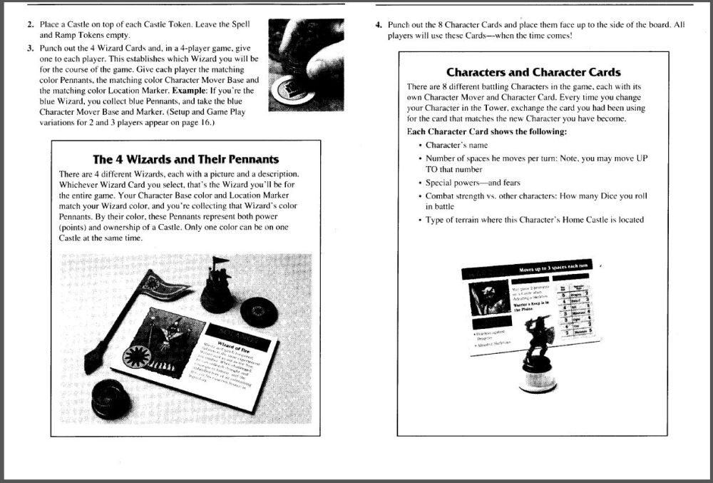 Tower of the Wizard King Rules Page 4