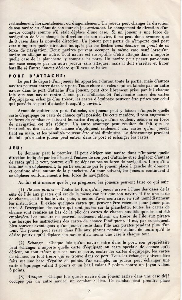 Trade Winds - Caribbean Sea Game Rules Page 3