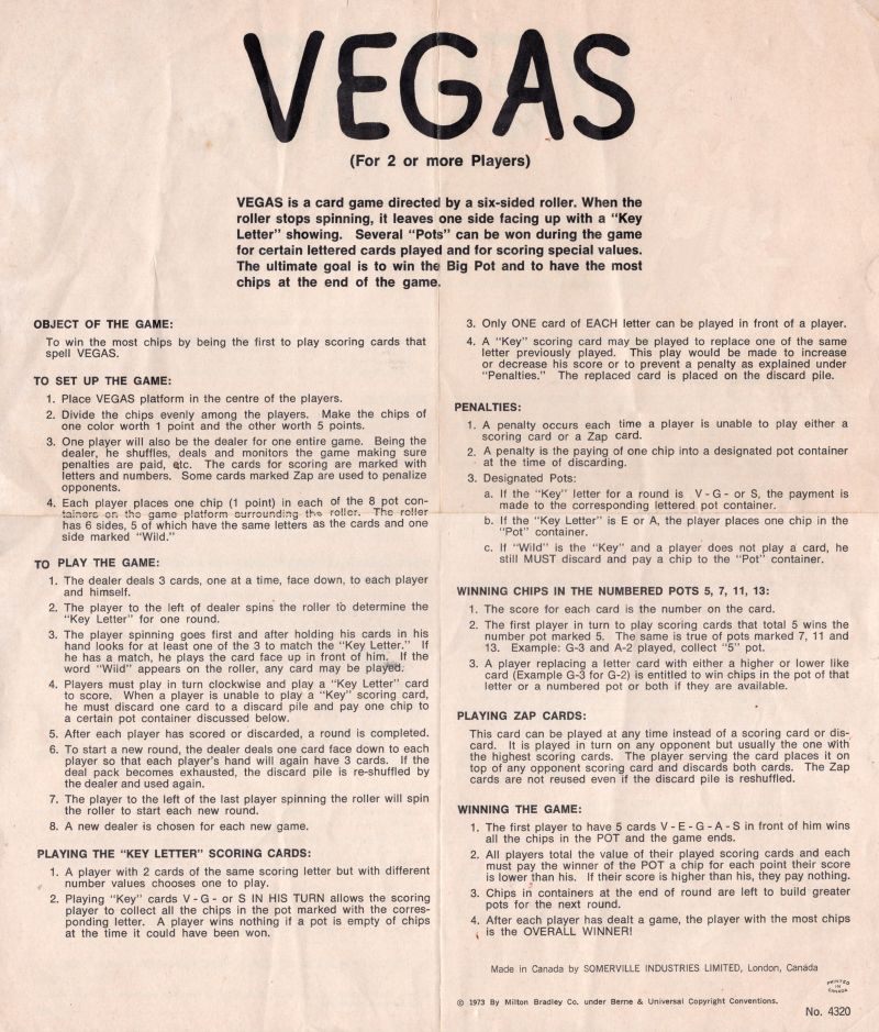 Vegas Rules Page 1