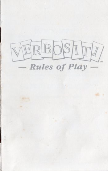 Verbositi Rules Page 1