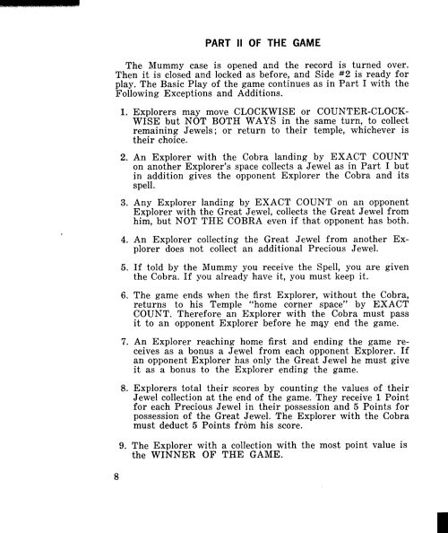 Voice of the Mummy Rules Page 5