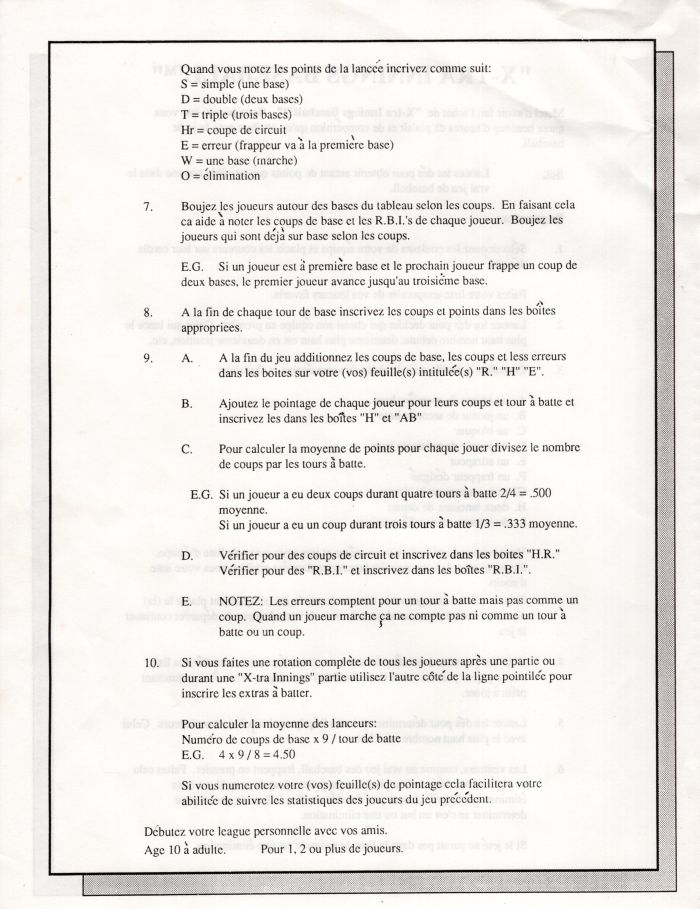 X-tra Innings Rules Page 2