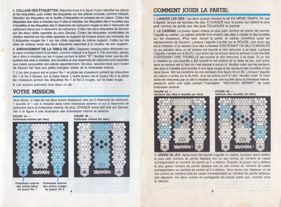 Zaxxon (Canadian Edition) Rules Page 3