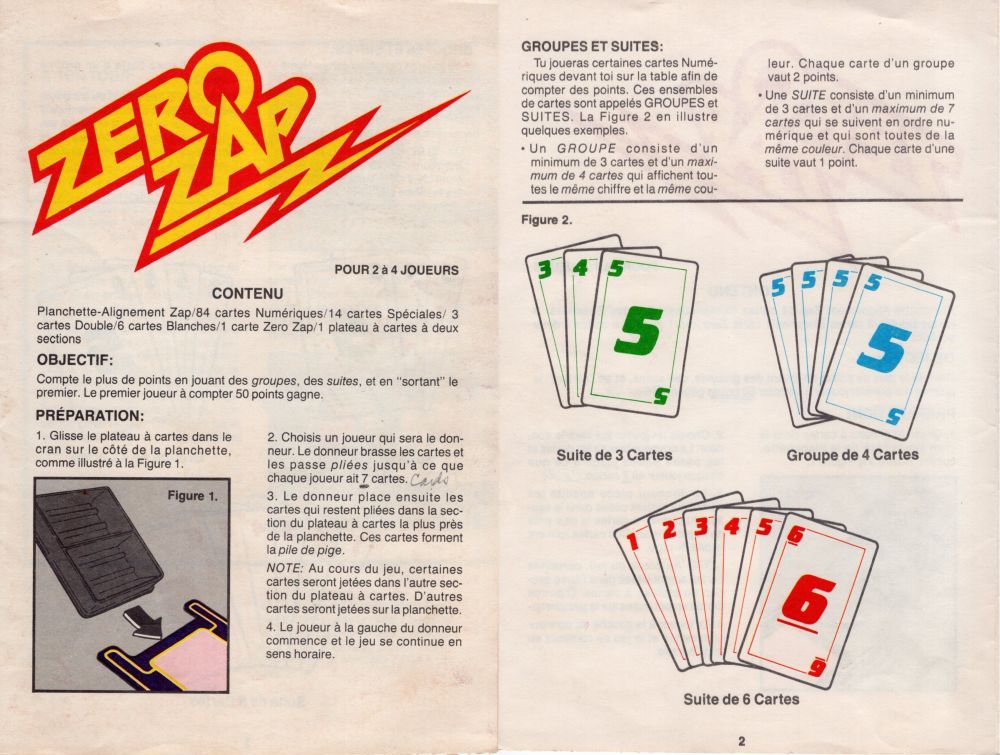 Zero Zap Rules Page 1