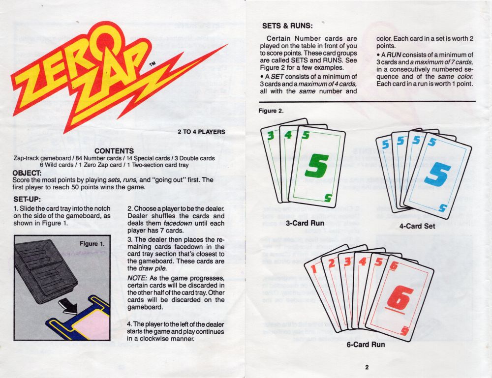 Zero Zap Rules Page 1
