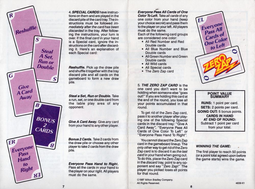 Zero Zap Rules Page 4