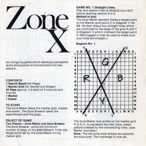 Zone-X Rules Page 1